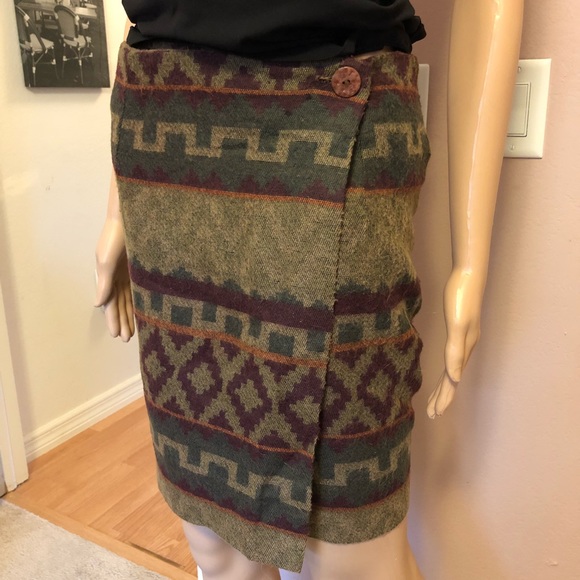 Star C. C. C. Dresses & Skirts - Vintage Wool wrap skirt size 11